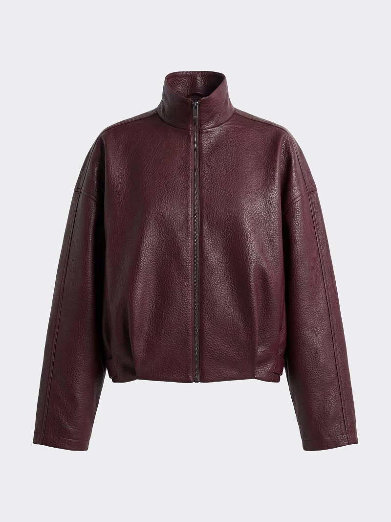 Куртка из экокожи на молнии