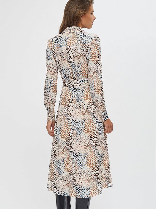 Платье с абстрактным принтом: фото №4