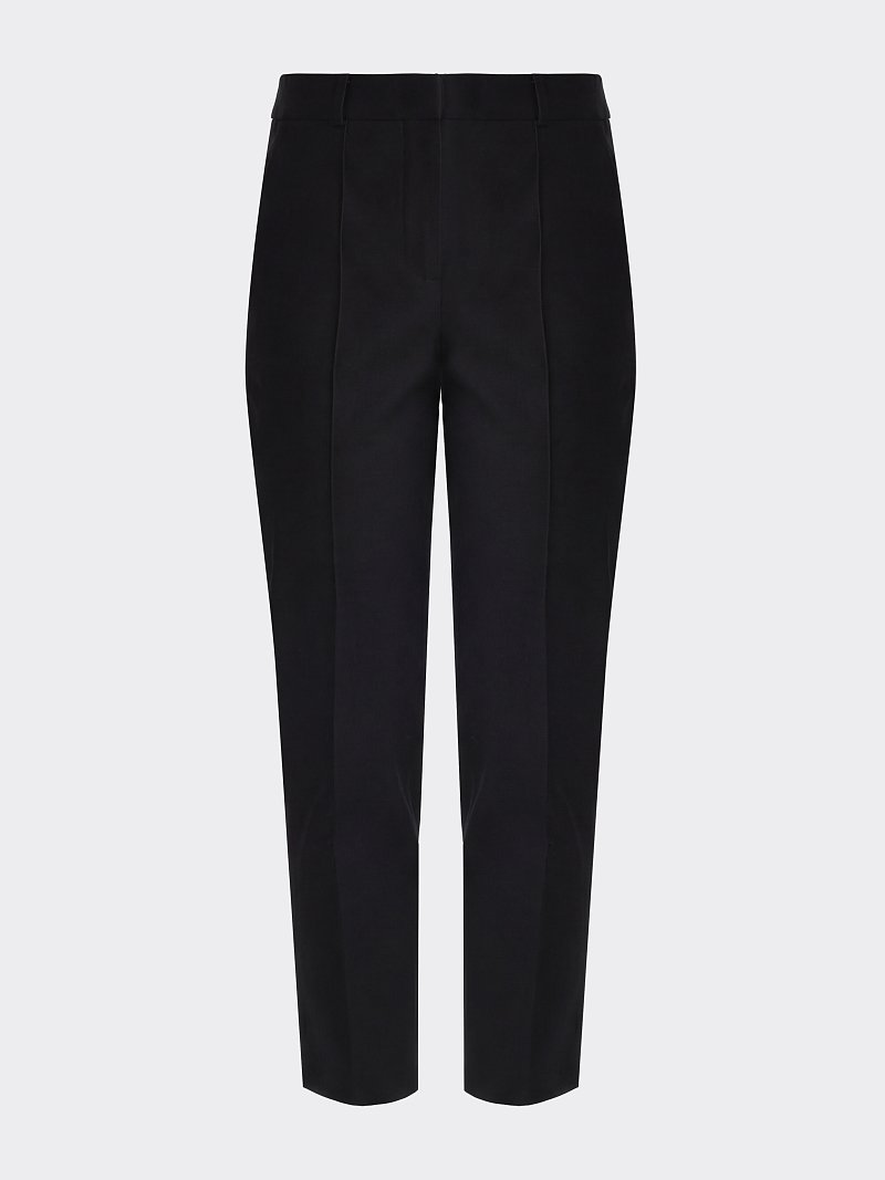 Зауженные брюки из хлопка