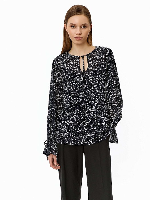 Свободная блуза из шифона: фото №2