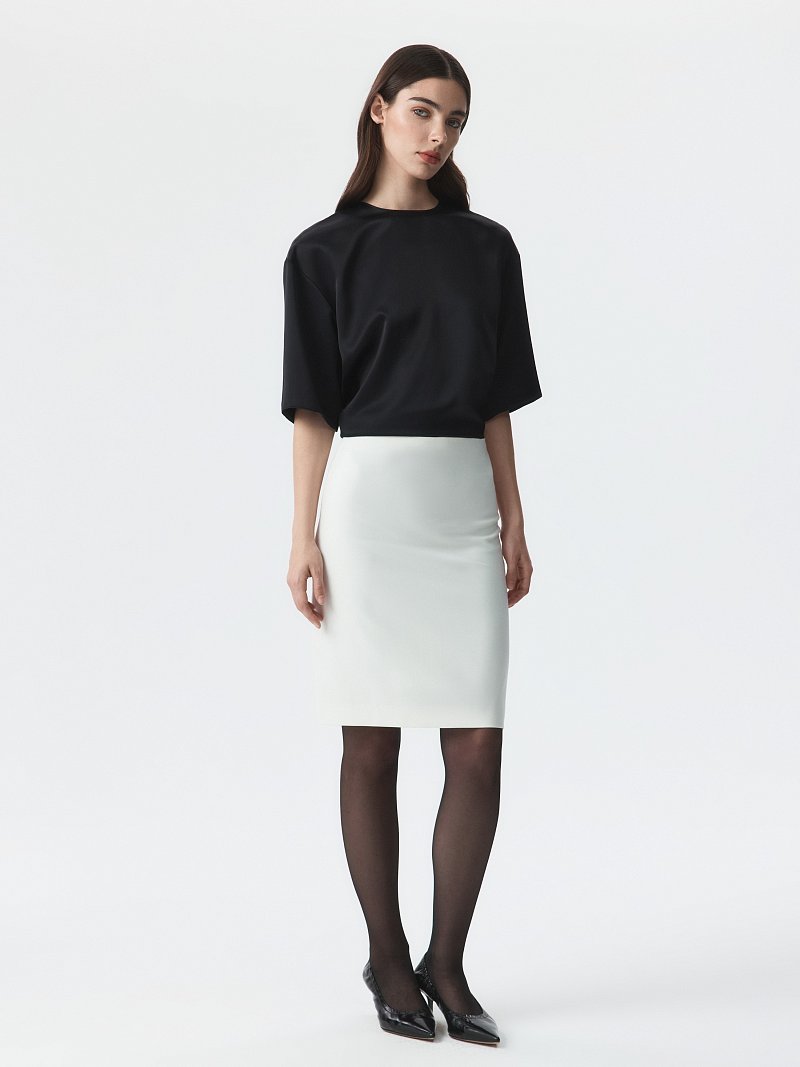 Костюмная мини-юбка