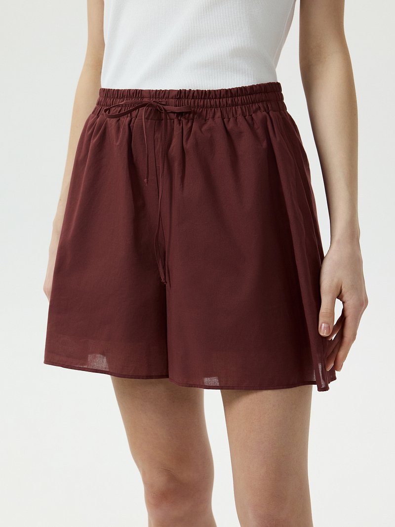 Свободные шорты из хлопка