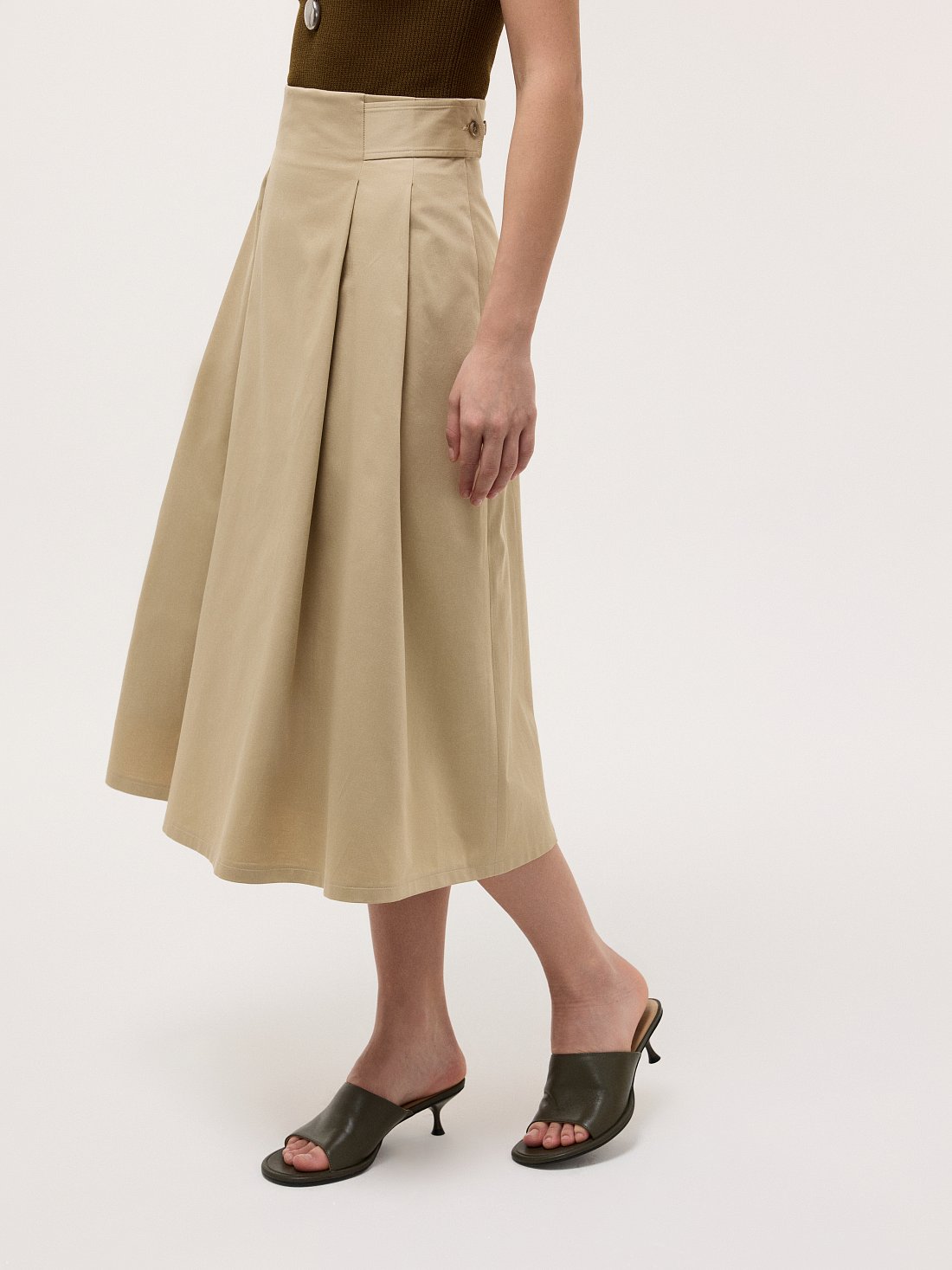 Юбка с акцентным поясом: фото №1