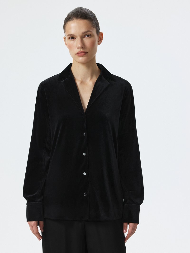 Блуза из бархата