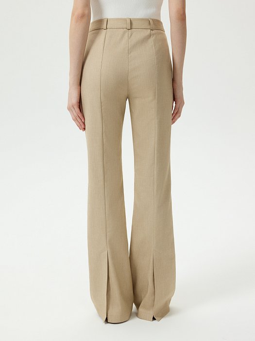 Расклешенные брюки с хлопком: фото №4