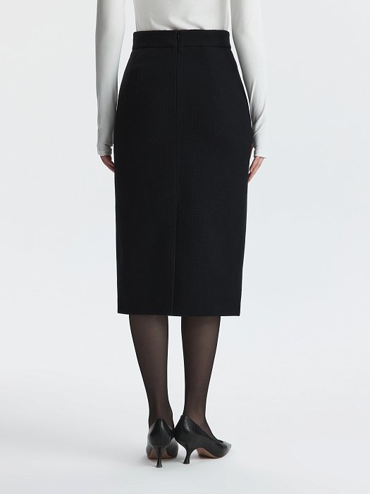Юбка-карандаш из твида: фото №6