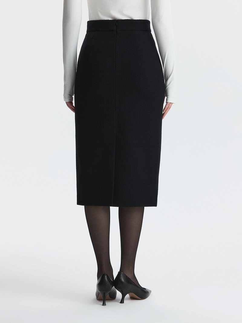 Юбка-карандаш из твида