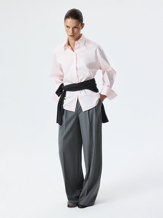 Рубашка с широкими манжетами: фото №2