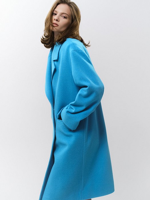 Пальто свободного силуэта из шерсти: фото №2