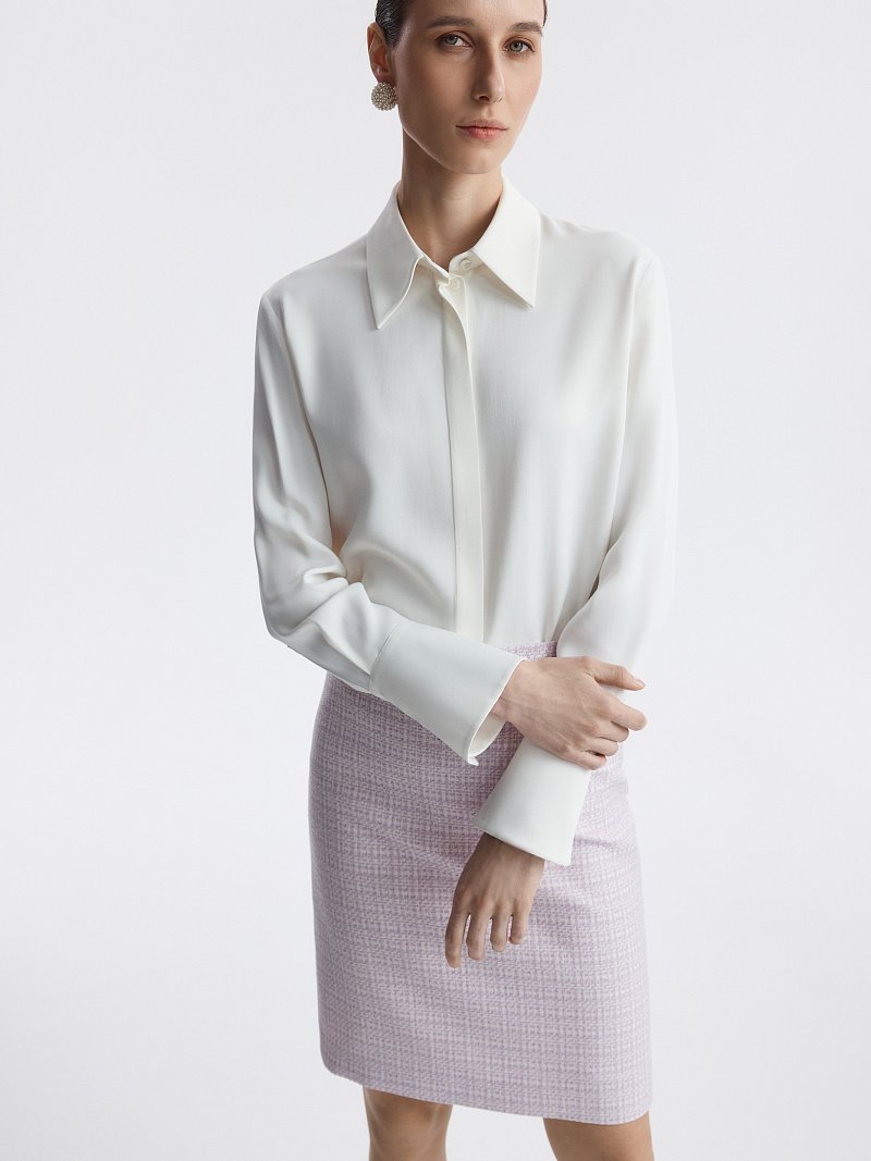 Мини-юбка из твида