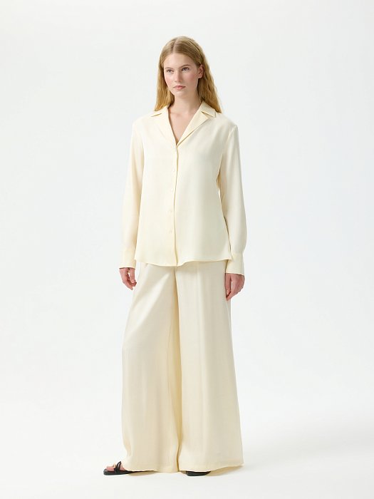 Атласная блуза оверсайз: фото №6