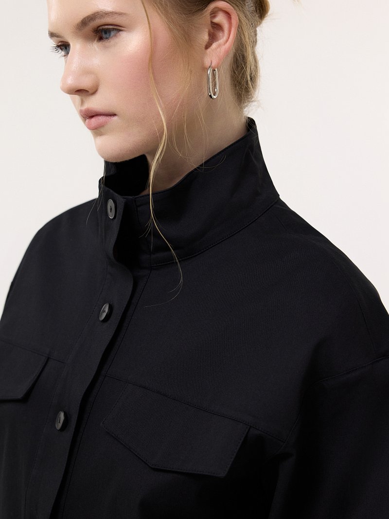 Укороченный жакет из хлопка