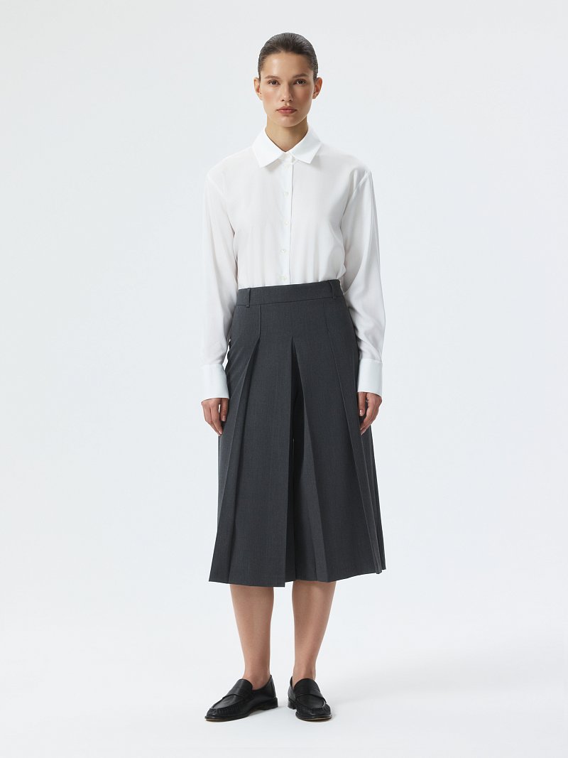 Кюлоты со складками 