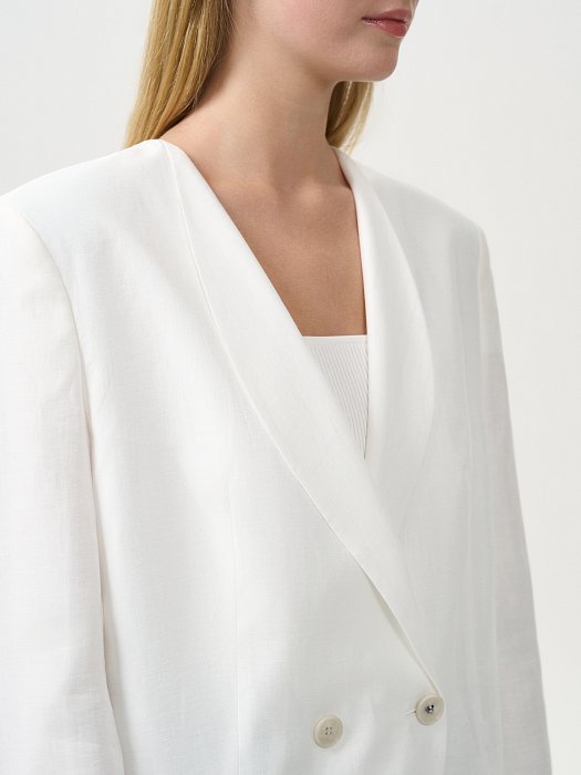 Жакет из конопляной ткани: фото №3