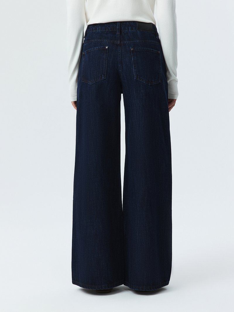 Джинсы широкого кроя