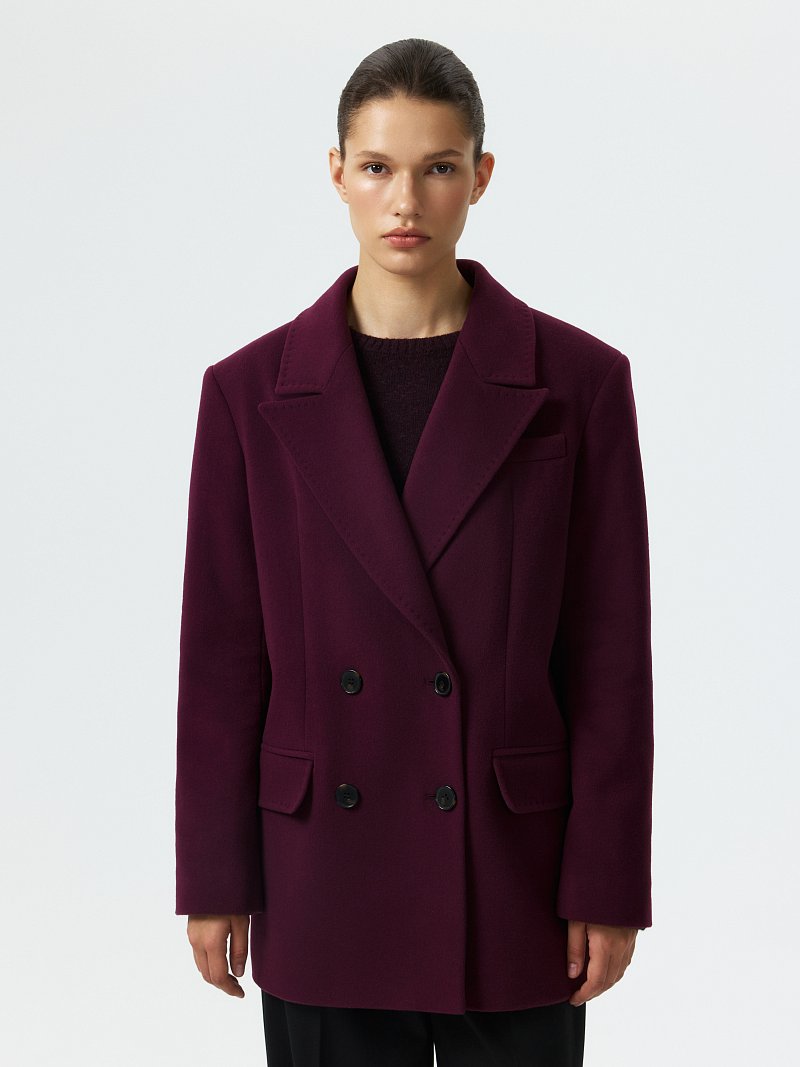 Полупальто со съемным капюшоном