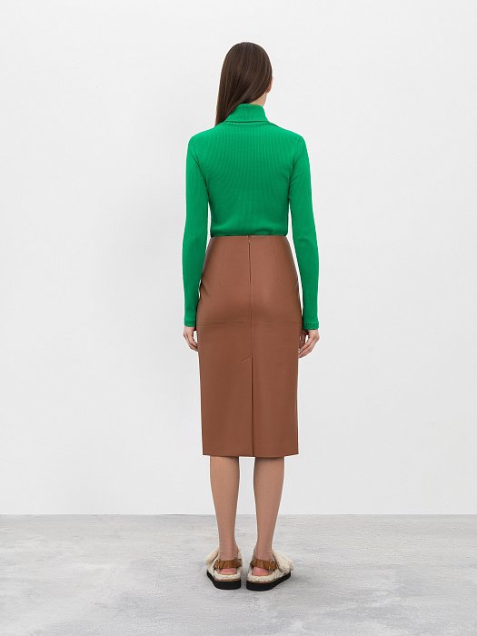 Юбка-карандаш из экокожи : фото №4