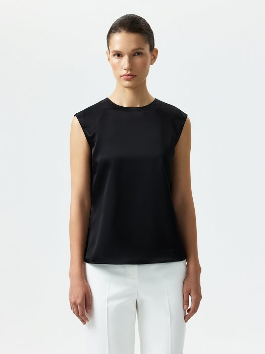 Топ из атласной ткани: фото №2