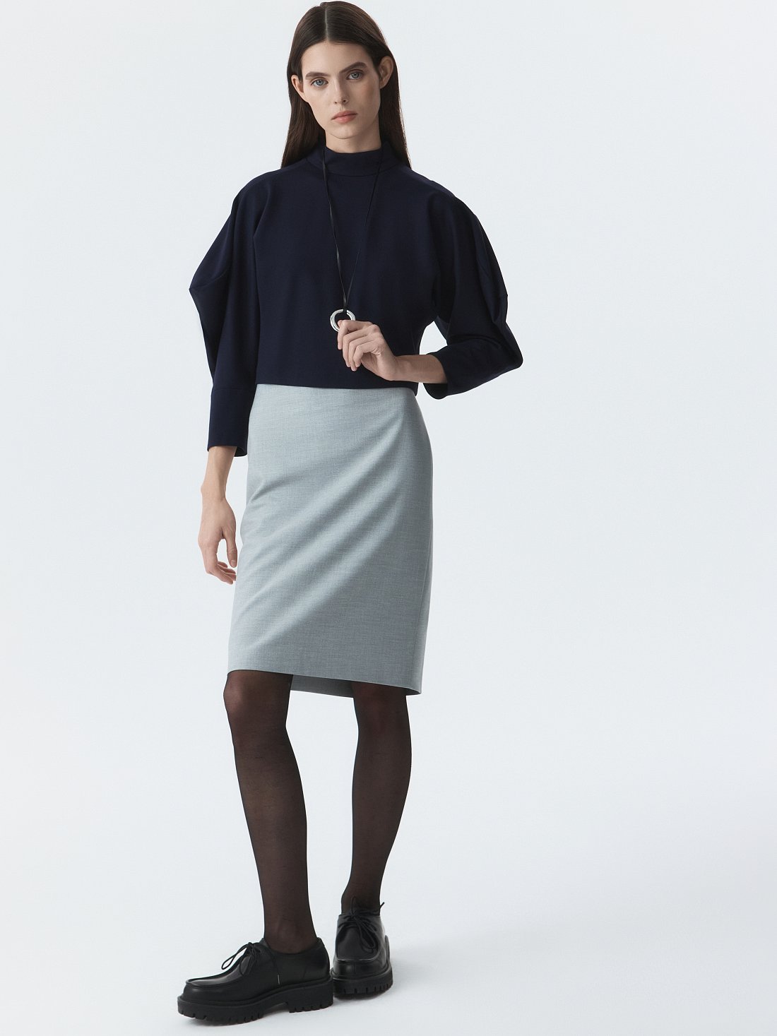 Зауженная юбка-мини: фото №1