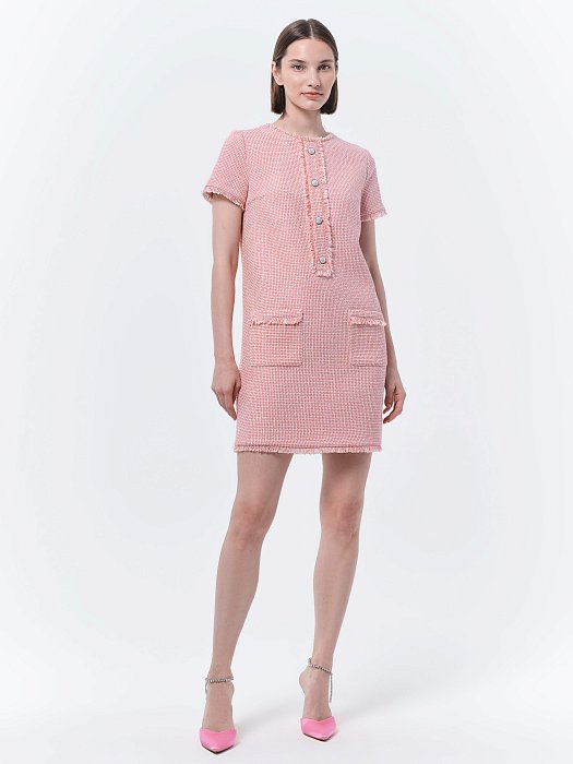 Твидовое платье с карманами: фото №2