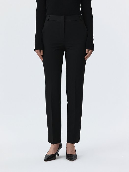 Зауженные брюки со стрелками: фото №3