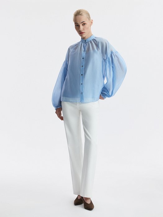 Свободная блуза из тенселя: фото №2