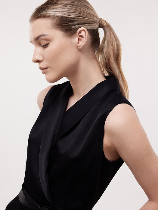 Атласный комбинезон: фото №6