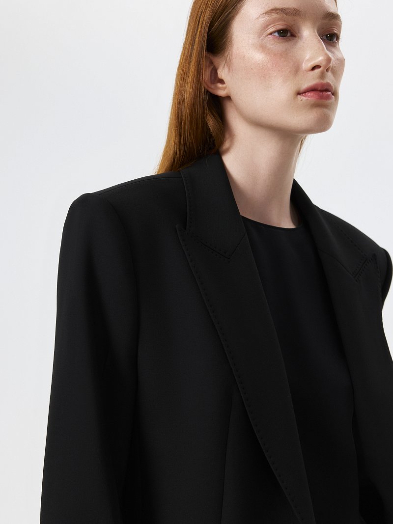 Однобортный жакет оверсайз