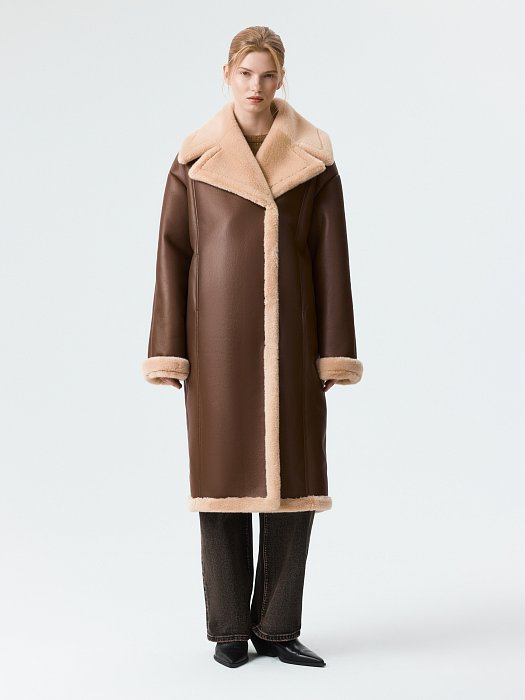 Дубленка из искусственной кожи: фото №3