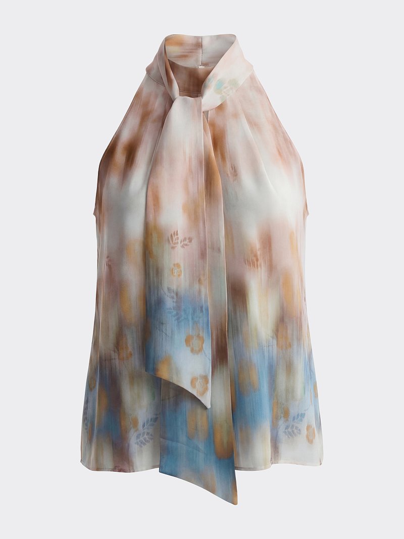 Атласный топ-халтер