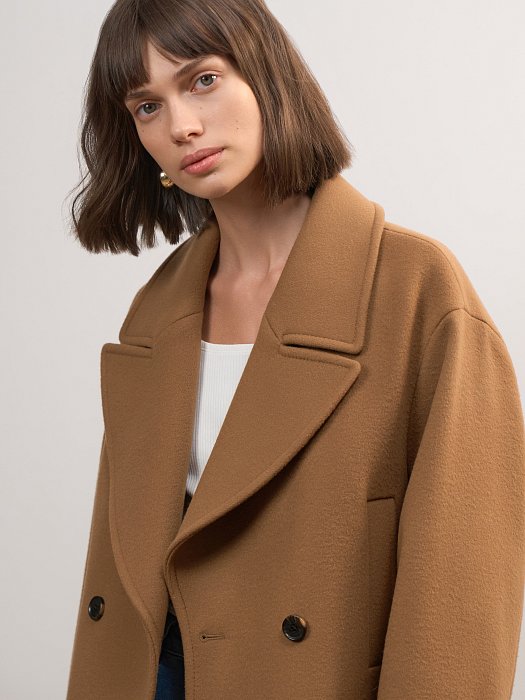 Пальто оверсайз шерстяное: фото №3