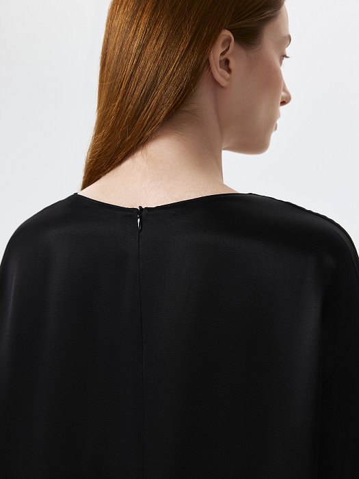 Атласная блуза оверсайз: фото №3