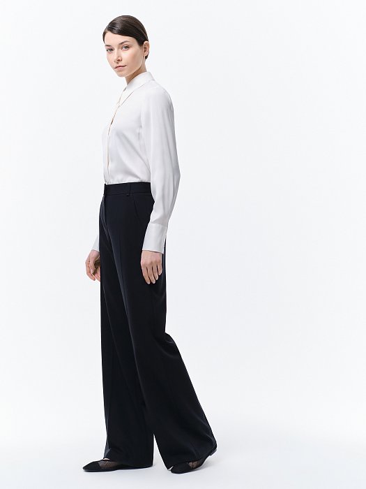 Брюки силуэта клеш: фото №4