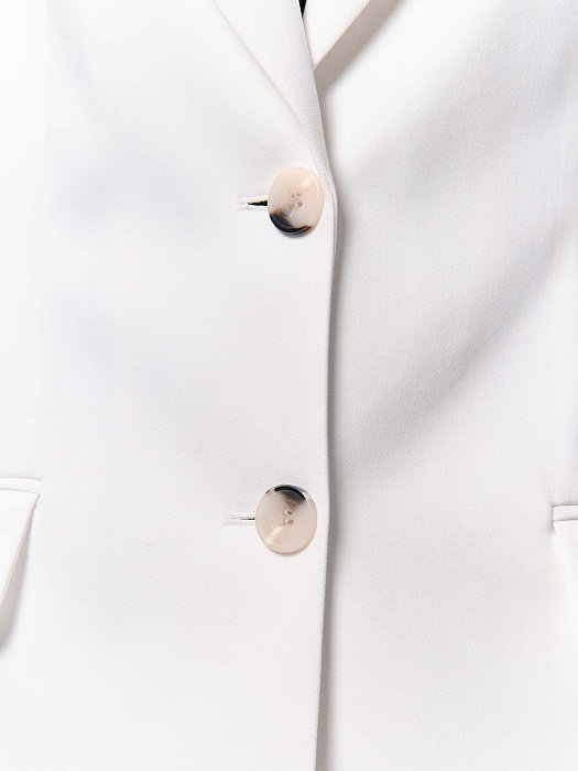 Однобортный приталенный жакет: фото №6