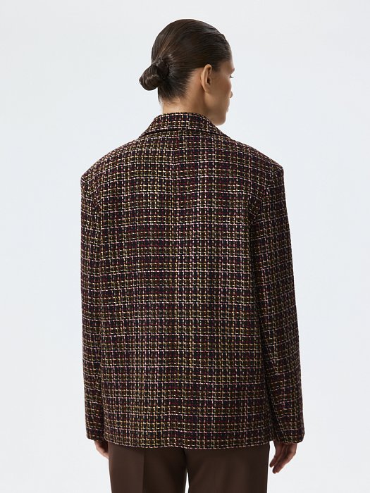 Объемный жакет из твида: фото №4