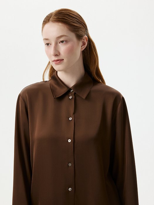 Атласная блуза : фото №4