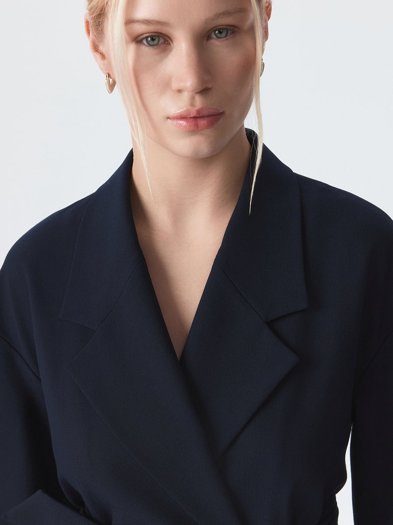 Жакет с поясом