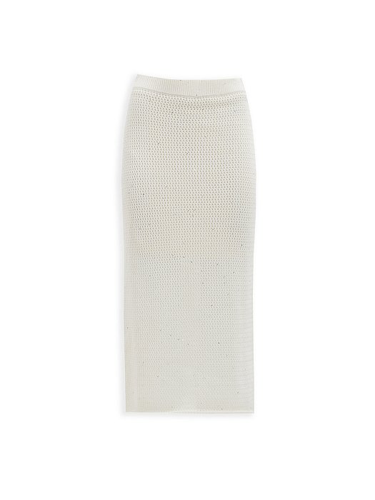 Вязаная юбка с пайетками: фото №6