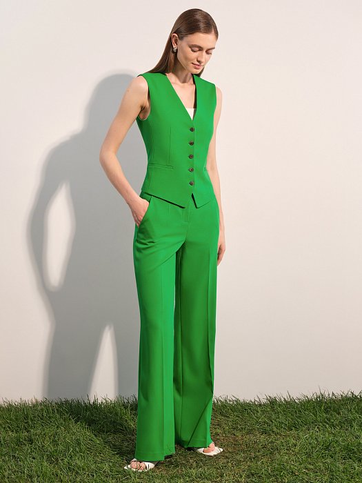 Жилет из костюмной ткани : фото №2