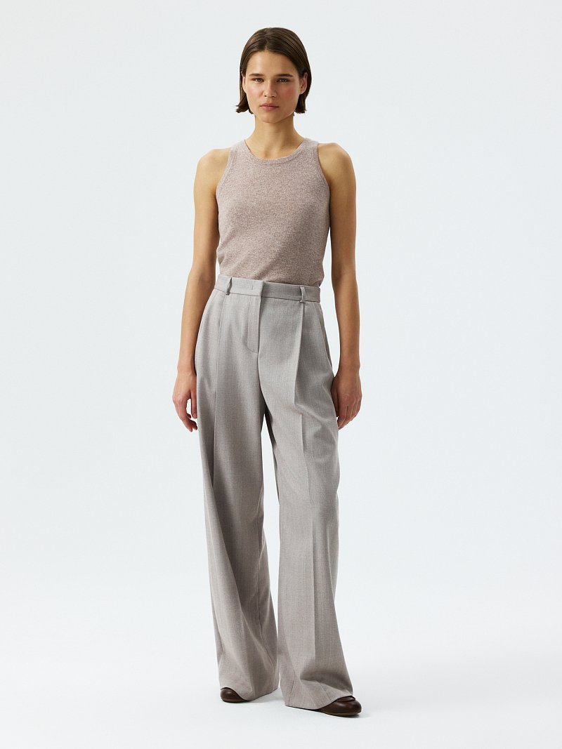 Широкие брюки с шерстью (Р158)