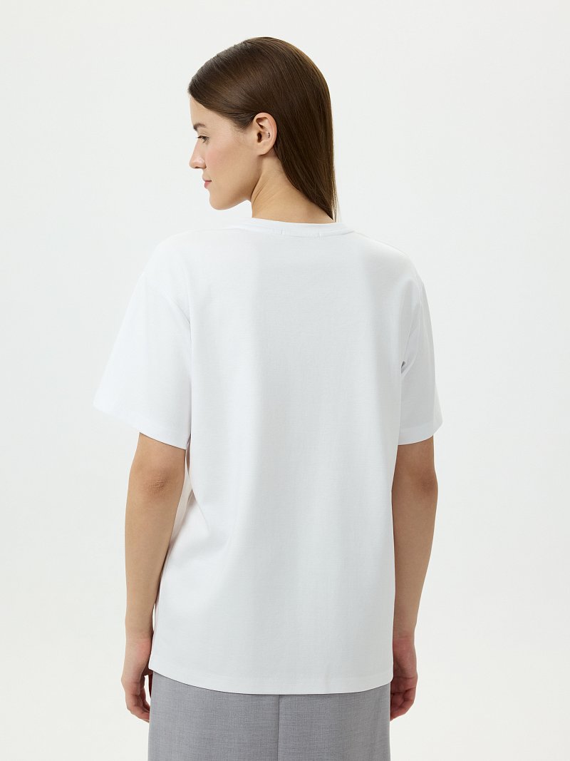 Футболка из 100% хлопка с фотопринтом