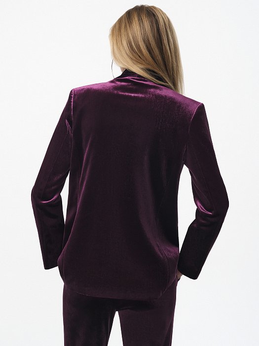 Жакет из бархатной ткани: фото №5