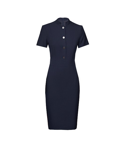 Платье-футляр на пуговицах: фото №5