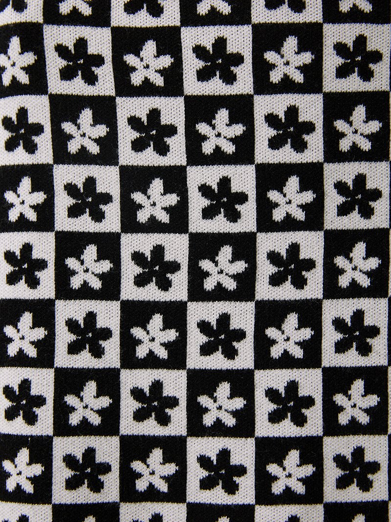 Вязаная мини-юбка