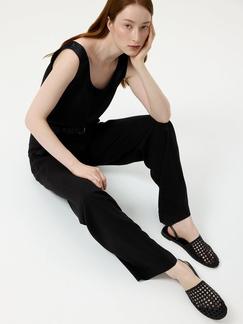 Костюмные брюки из лиоцелла