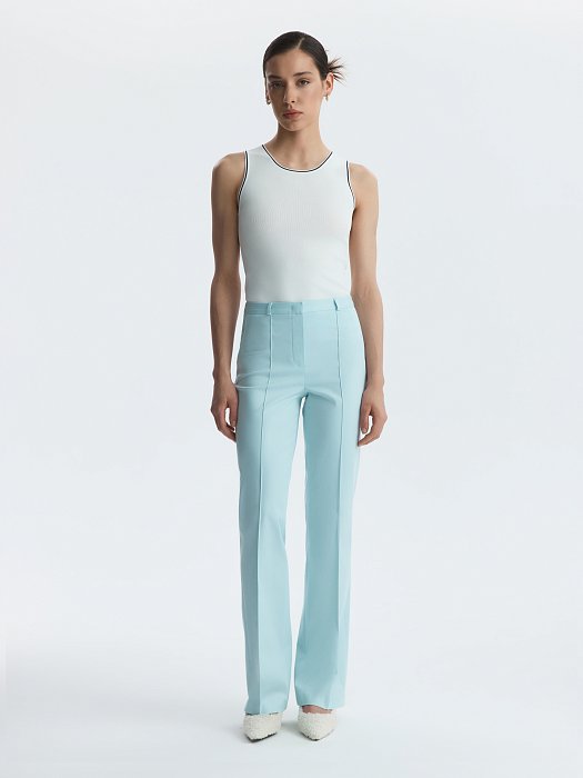 Расклешенные брюки из хлопка (Р158): фото №3