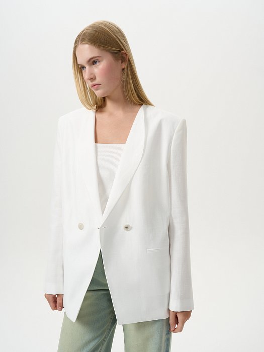 Жакет из конопляной ткани: фото №2