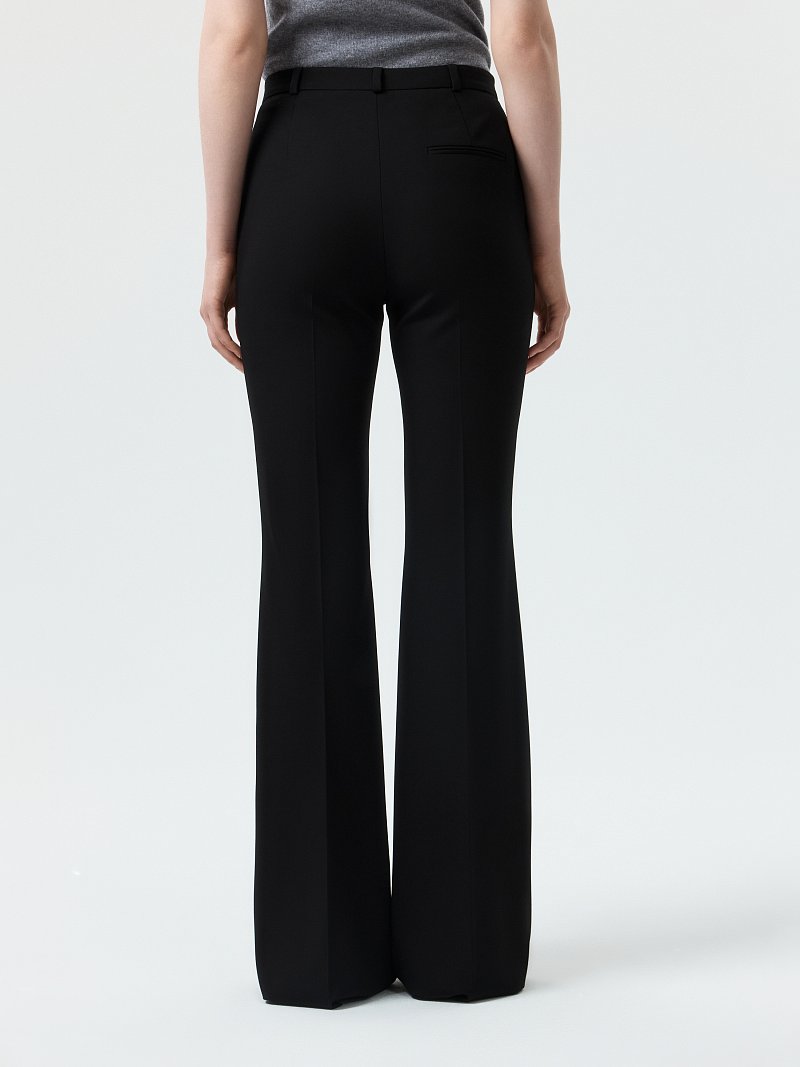 Расклешенные брюки из вискозы