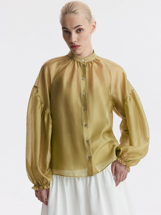 Свободная блуза из тенселя: фото №3