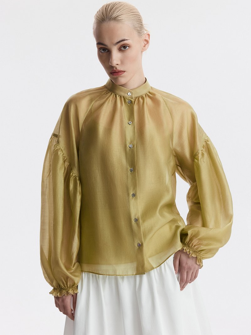 Свободная блуза из тенселя